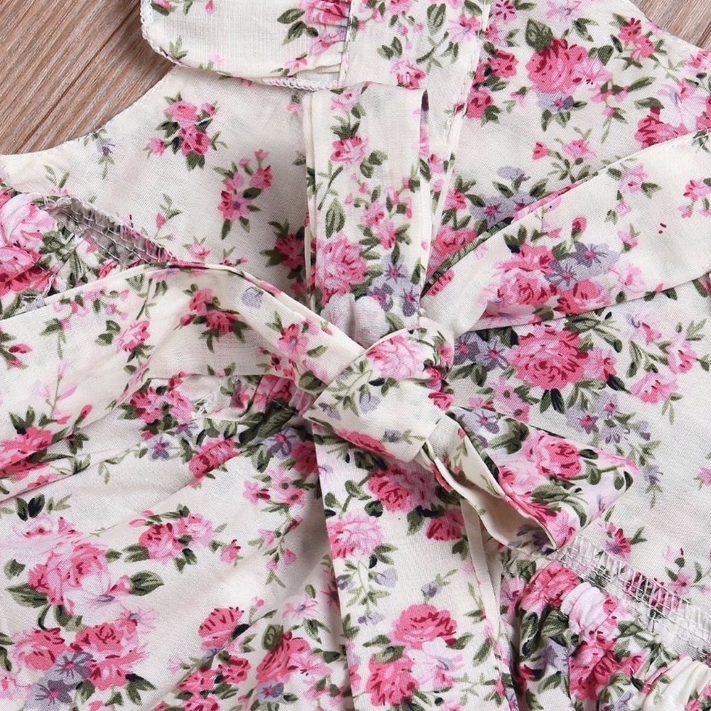 Lily Floral Sunsuit Romper - Picture 2 of 7